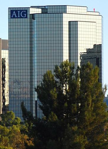 AIG headquarters in Woodland Hills, Calif.