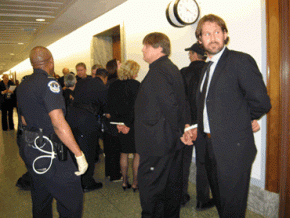 Doctors and health care advocates were arrested for demanding a hearing for single-payer health care