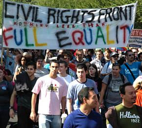 Marching for full LGBT equality in Washington, D.C.
